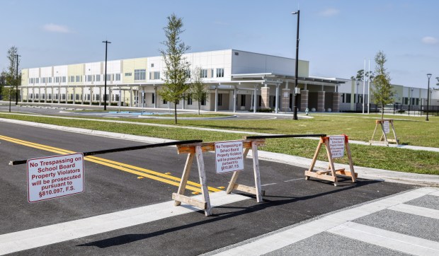 Innovation Elementary school, under construction in in Lake Nona, on Tuesday, March 24, 2026. (Ricardo Ramirez Buxeda/ Orlando Sentinel)