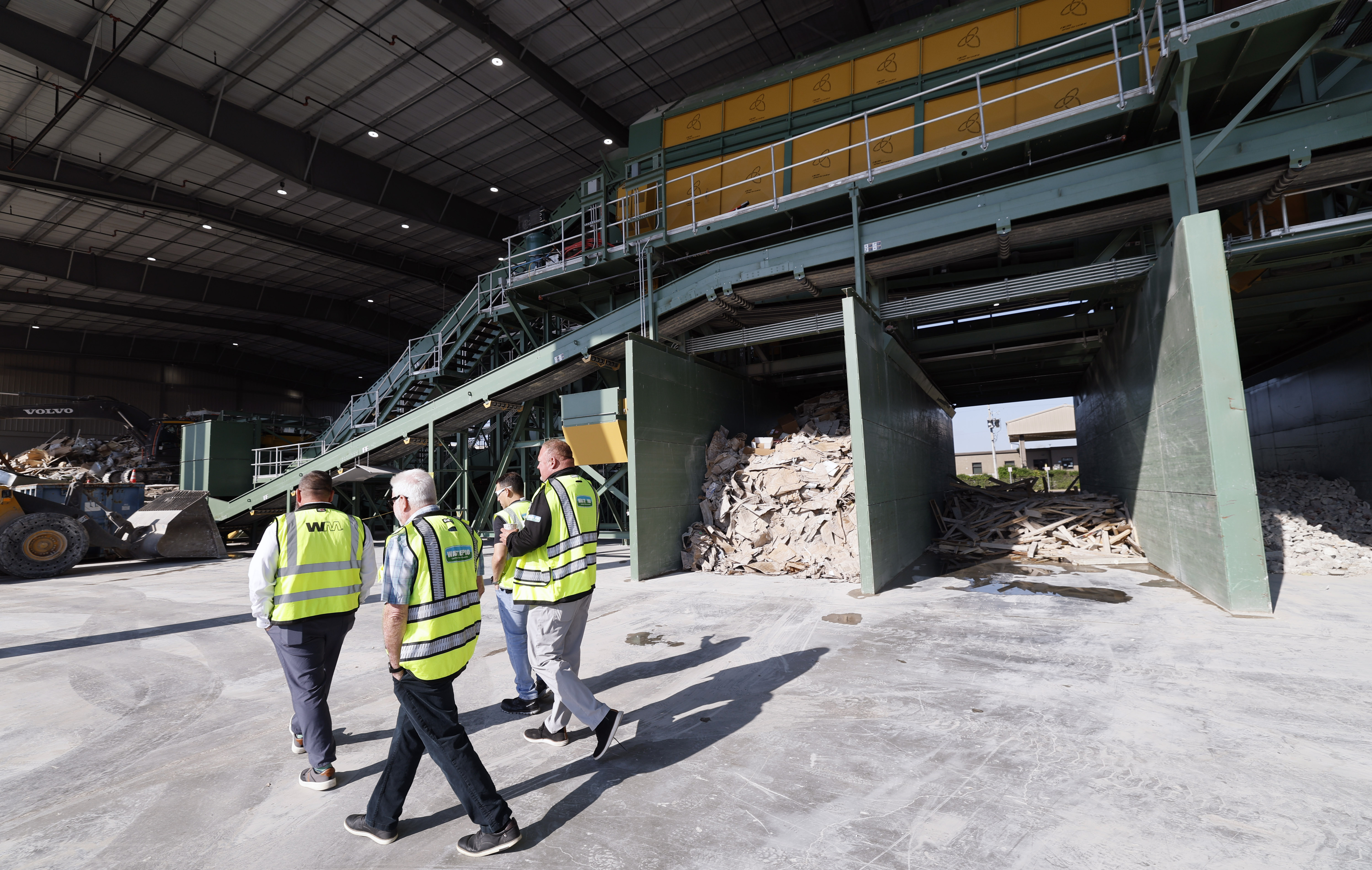 Tour for a new WM Recycling Orlando facility, on Thursday,...