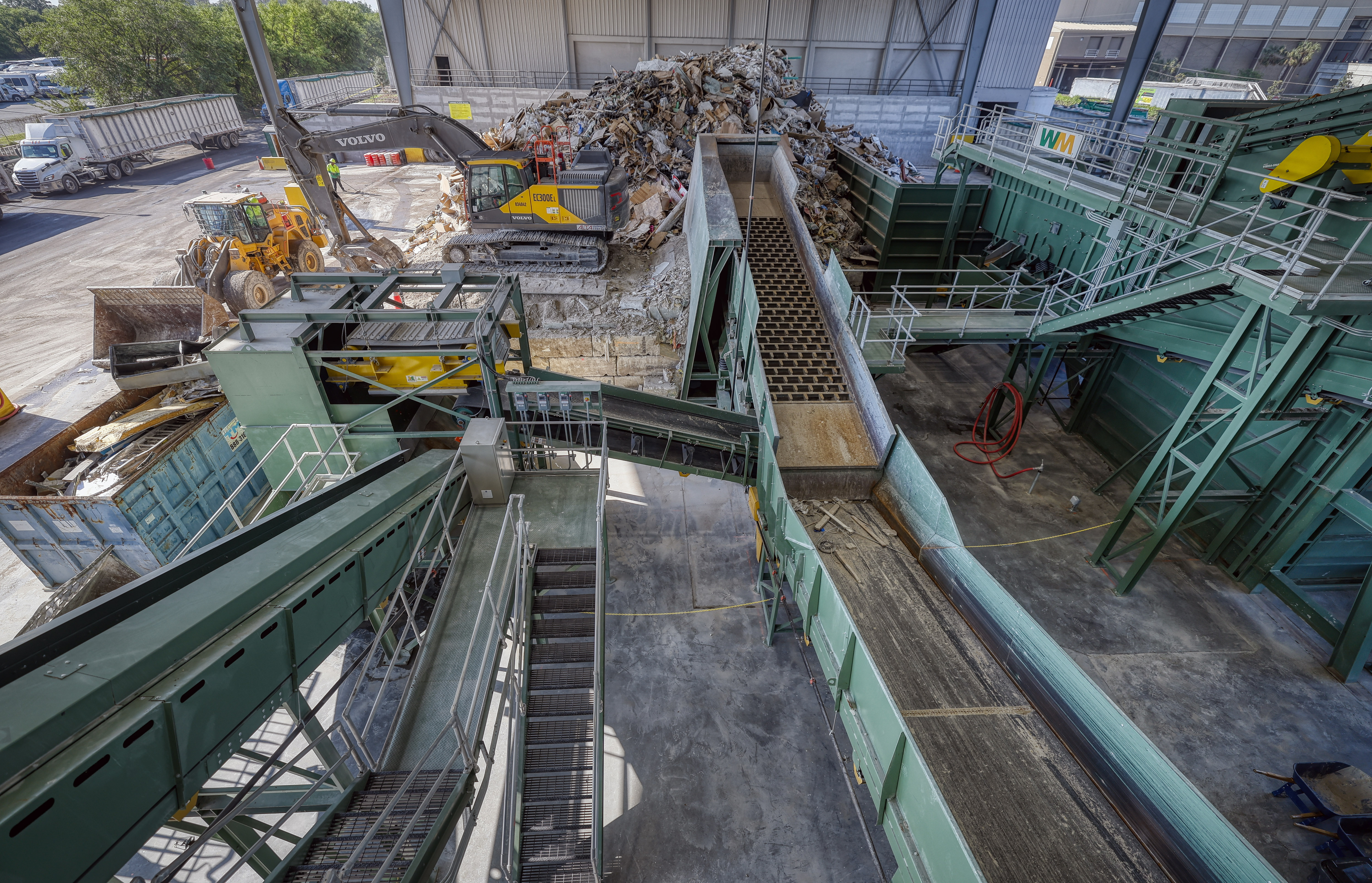 Tour for a new WM Recycling Orlando facility, on Thursday,...