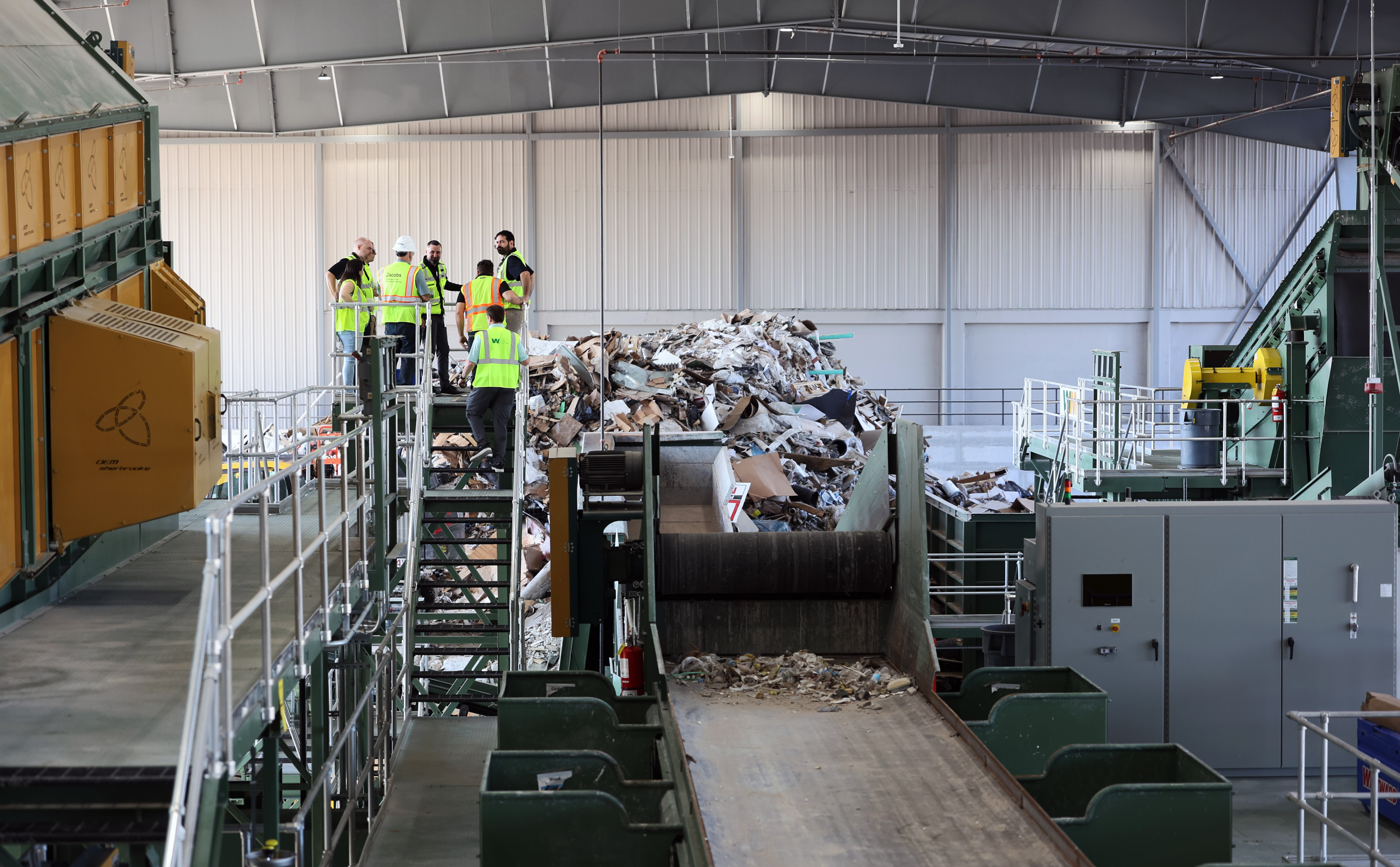 Tour for a new WM Recycling Orlando facility, on Thursday,...