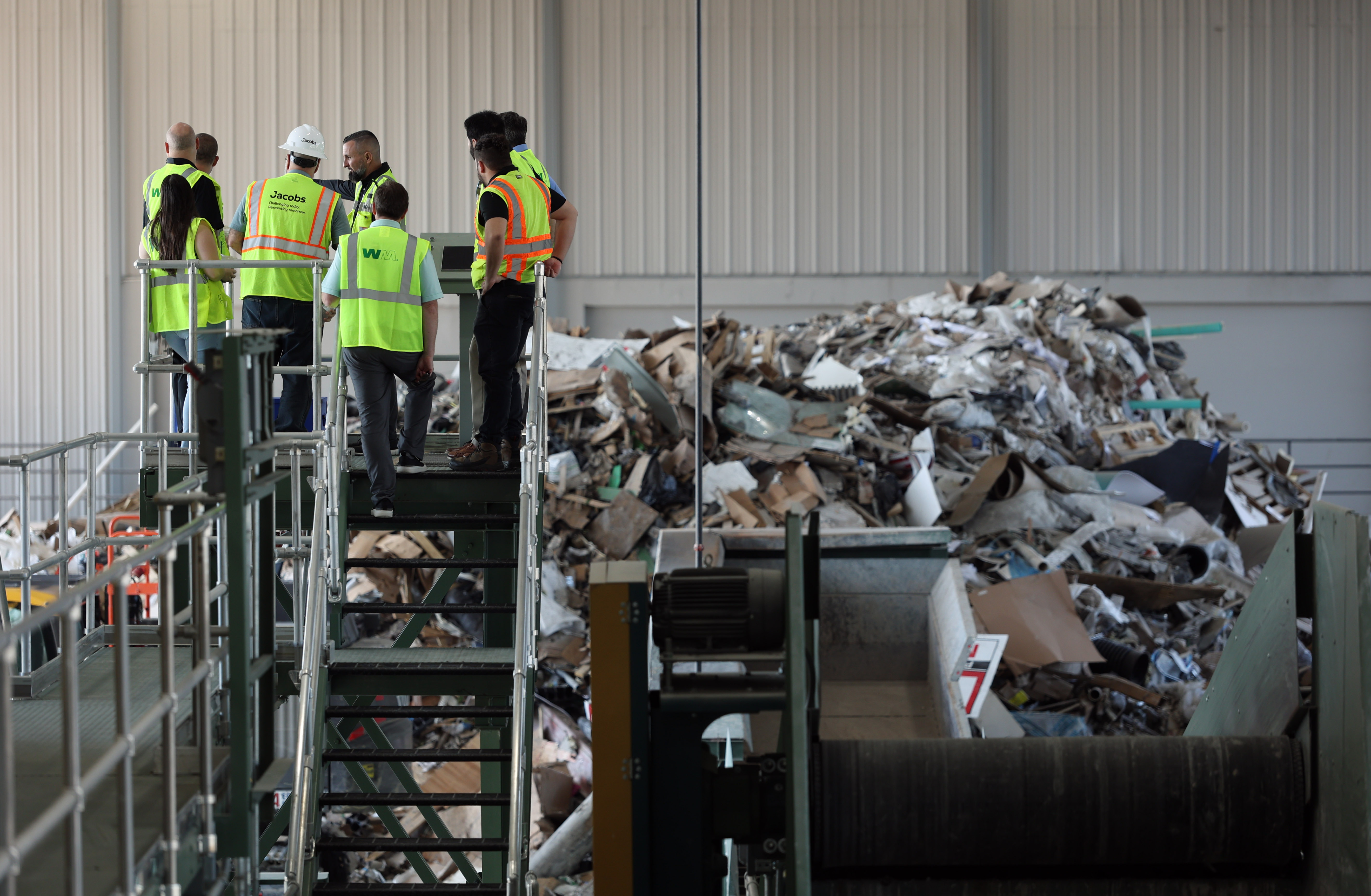 Tour for a new WM Recycling Orlando facility, on Thursday,...