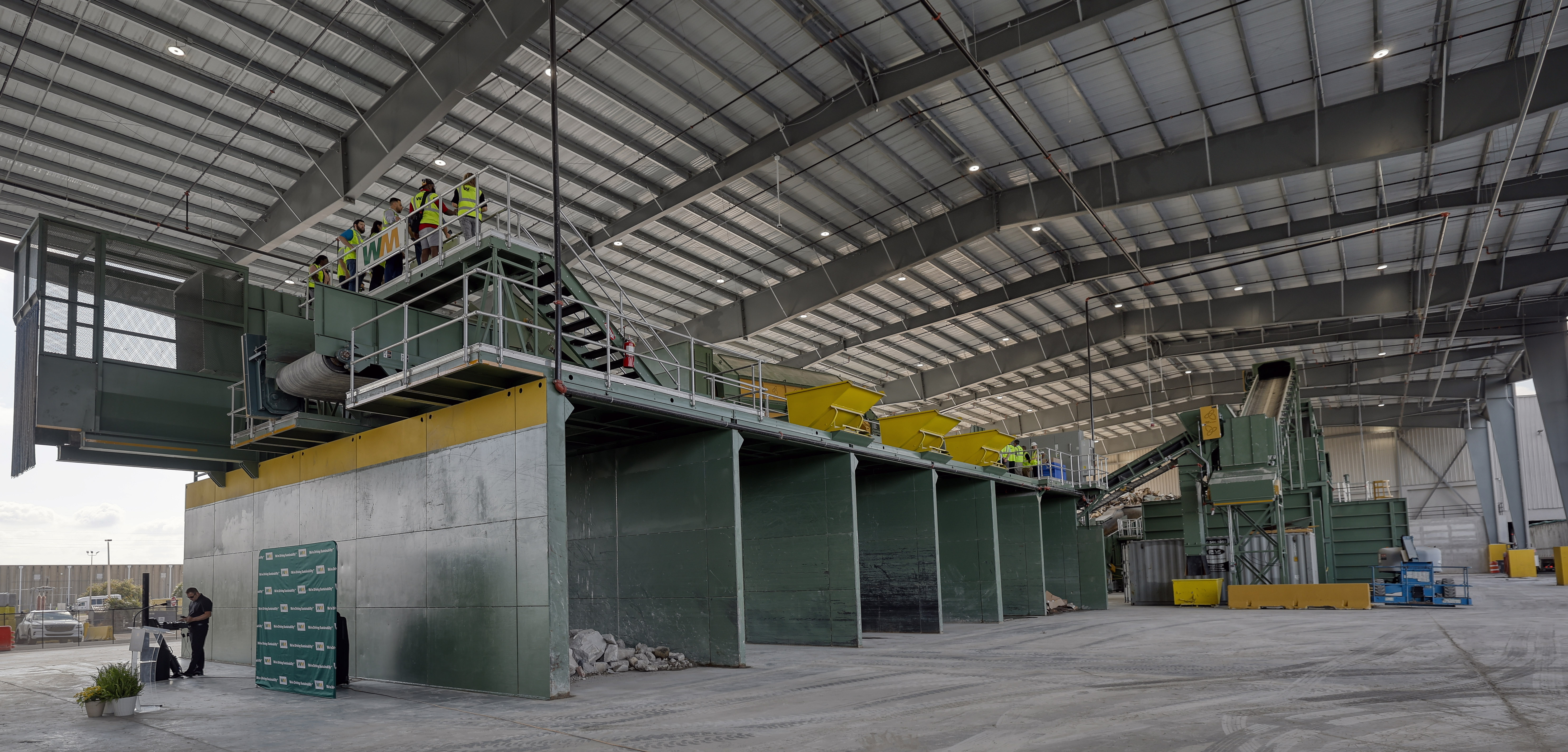 Tour for a new WM Recycling Orlando facility, on Thursday,...