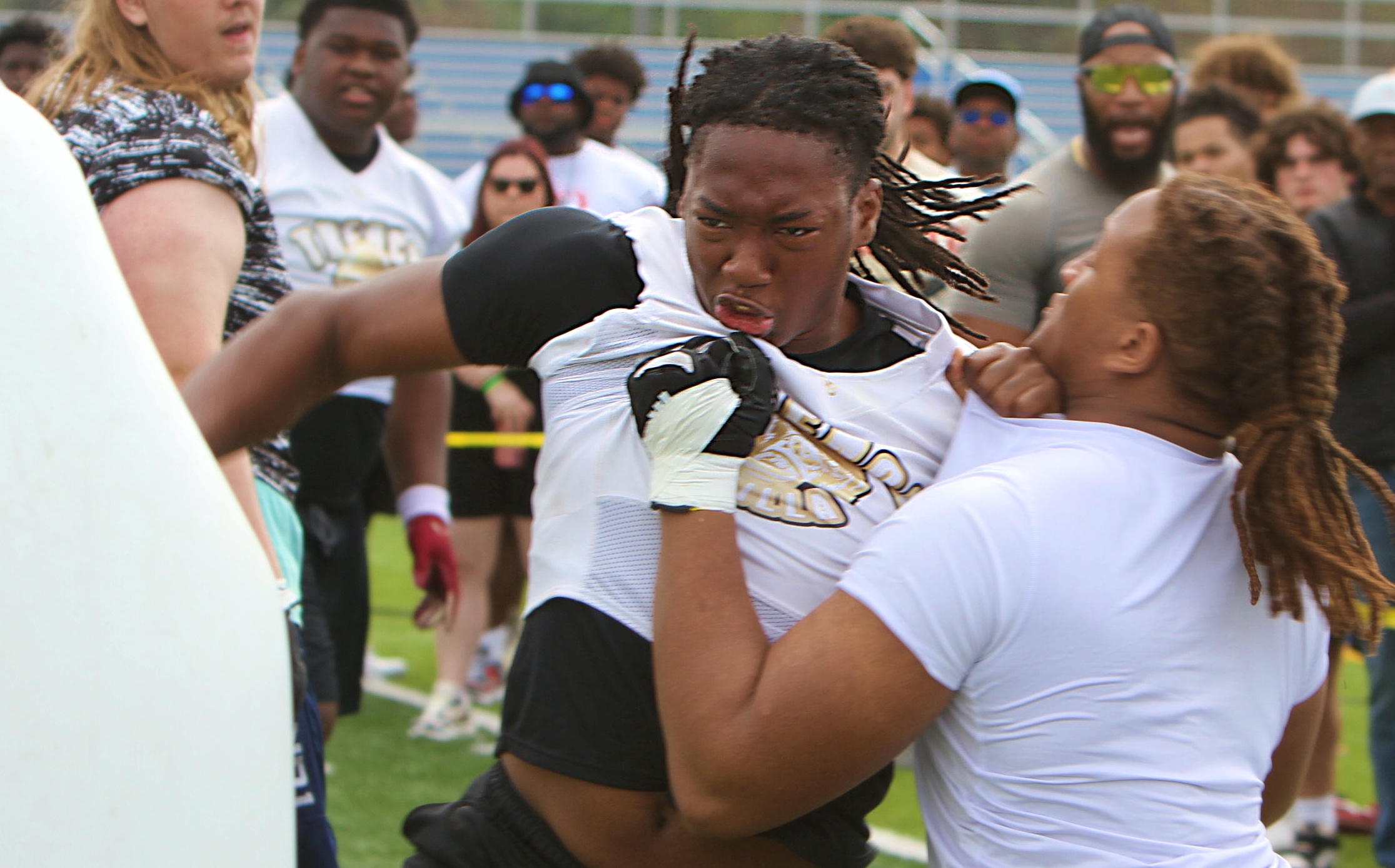 TFA 2027 defensive end Trace Johnson at the 2026 Orlando...