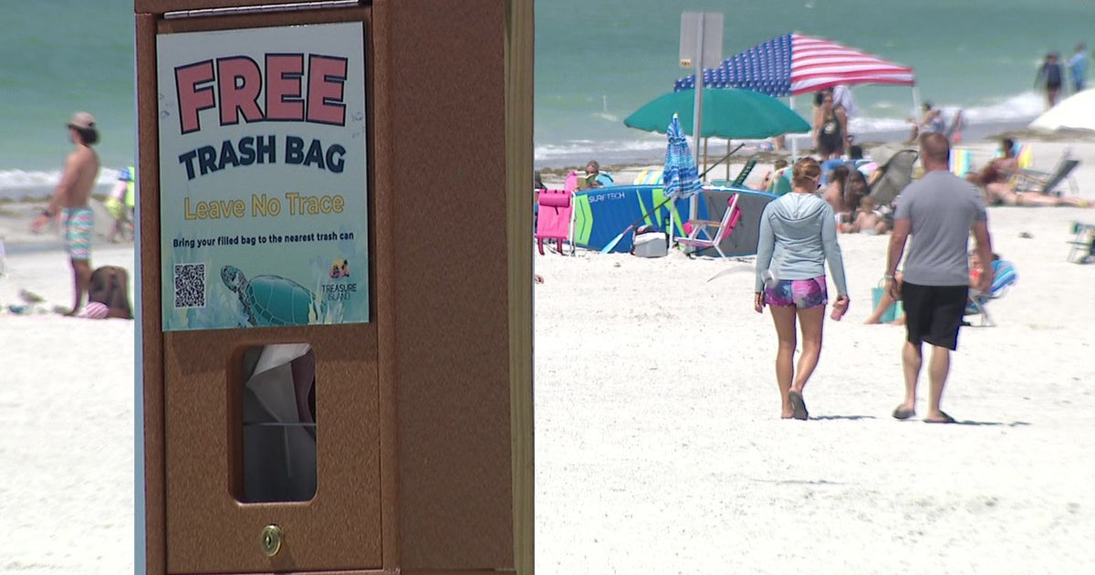Treasure Island offering free trash bags to help curb litter, just in time for spring break season