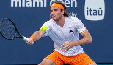 Stefanos Tsitsipas continues Alex de Minaur dominance, upsets fifth seed in Miami | ATP Tour