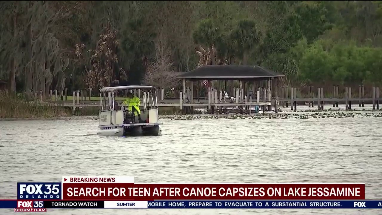 Search underway for missing teen after canoe capsizes on Lake Jessamine
