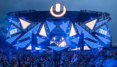 Photo of the main stage at Ultra Music Festival in Miami.