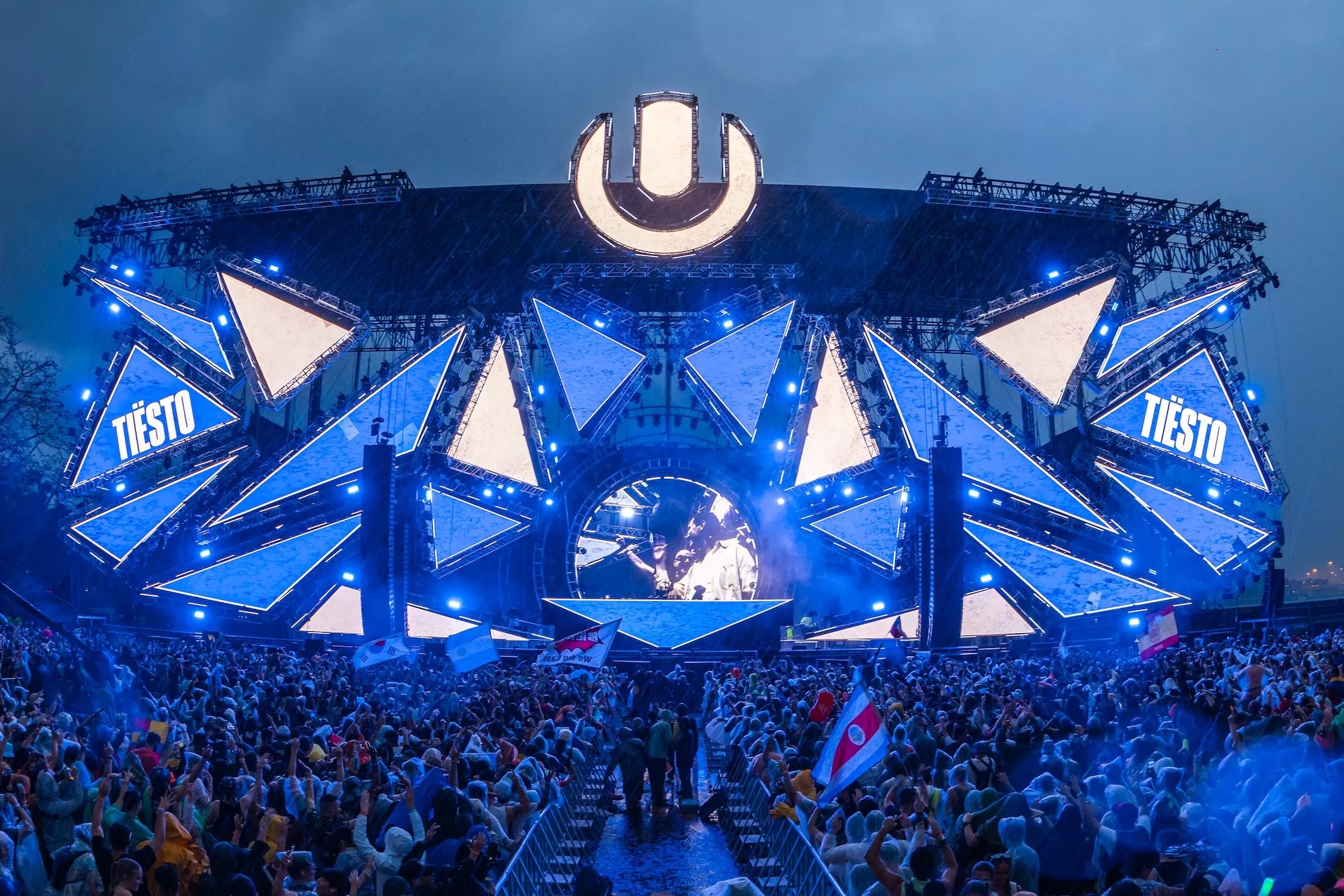 Photo of the main stage at Ultra Music Festival in Miami.