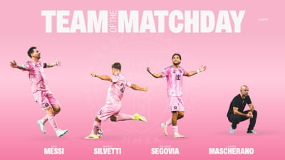 Head Coach Mascherano, Messi, Segovia and Silvetti Named to MLS Team of the Matchday