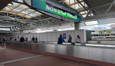 Universal Orlando Moving Walkway Closed for Refurbishment