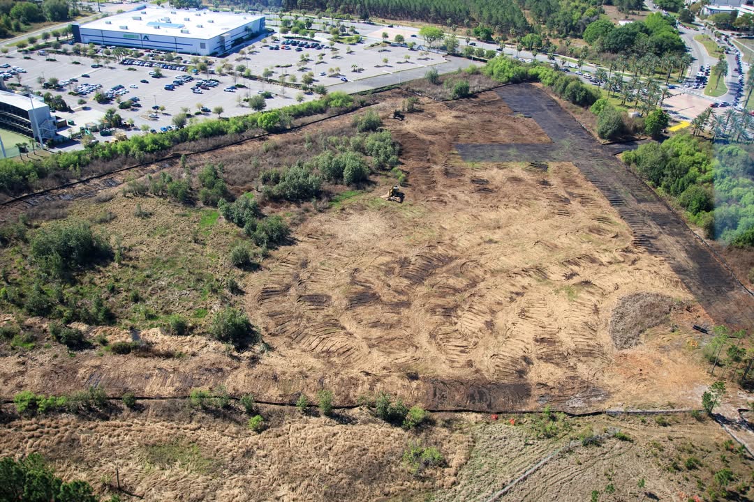 Universal Orlando Resort has cleared trees from a swath of land near Epic Universe, potentially for a new hotel.