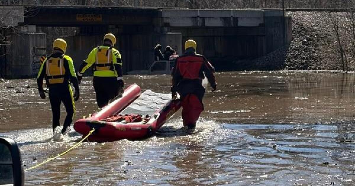 Miami County first responders save occupants from vehicle overcome by water