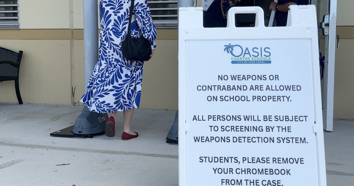 Oasis Charter Schools in Cape Coral installs weapons detection systems