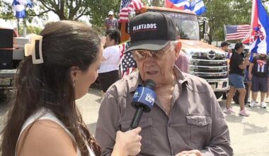 Tampa's Cuban community rallies for freedom and change at Al Lopez Park