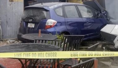 Driver loses control of car, crashes into local restaurant, injuring at least 2