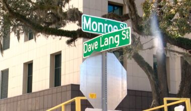 Former Clerk of Court Dave Lang is honored with a street renaming