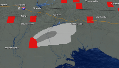 Liberty county wildfire causing smoky skies in Tallahassee