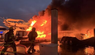 Multiple vessels damaged in boat fire at Tampa Yacht & Country Club: TFR