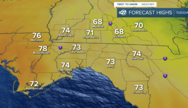 Sneaky overnight cold front brings brief cool down