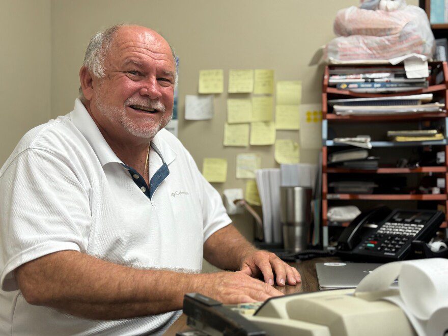 Lee Doucette runs the gas station in Miami-Dade County that was started by his father.