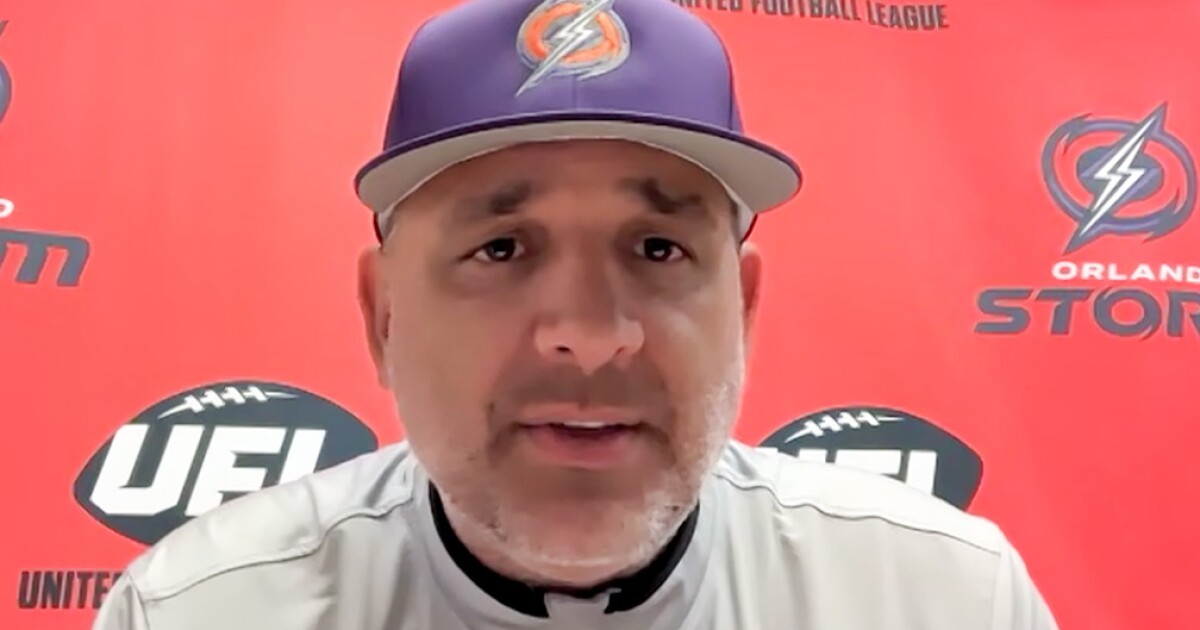 Central Florida’s new football team, the Orlando Storm, has its first game Sunday