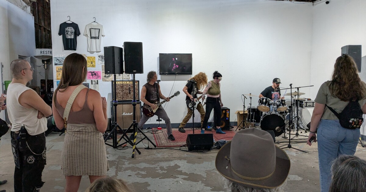 Punk fans young and old celebrate the sounds and the attitude of a unique musical and cultural genre