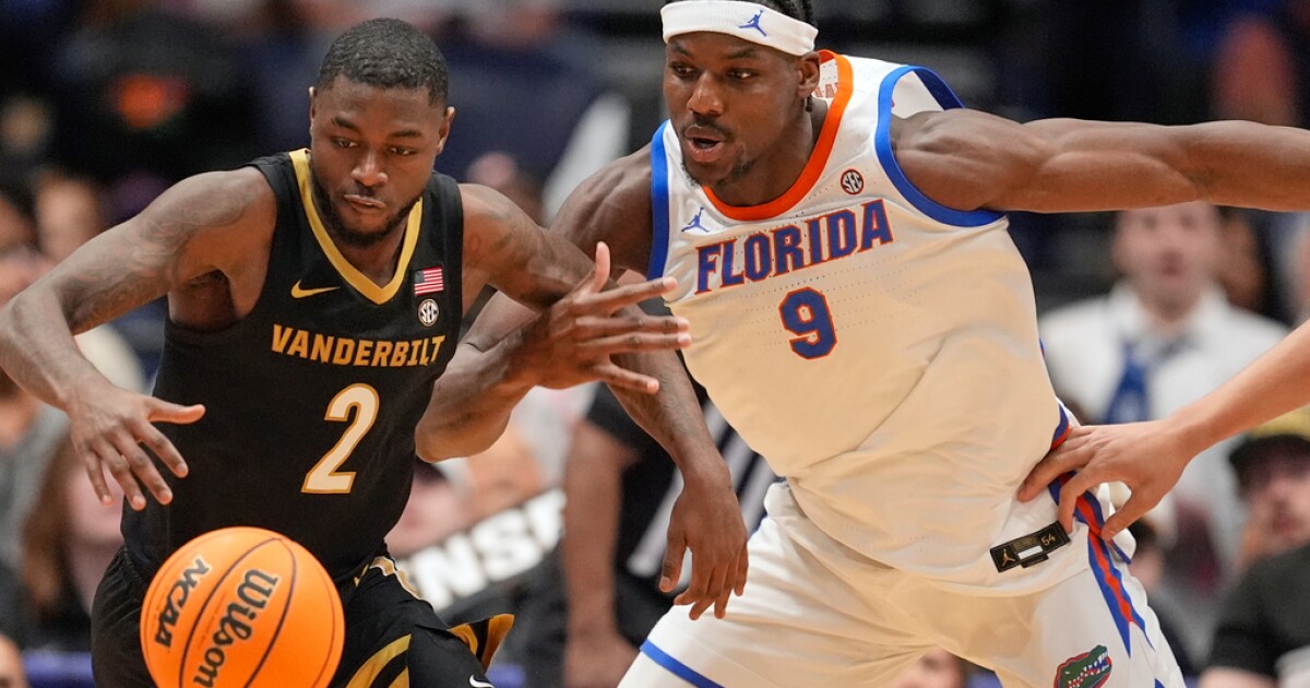 Gators headed to Tampa as South Region's No. 1