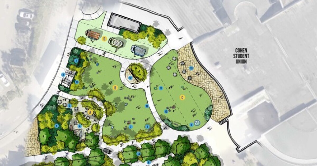 Lawn area at Cohen Student Union soon to reopen as refreshed, renewed and usable | WGCU News