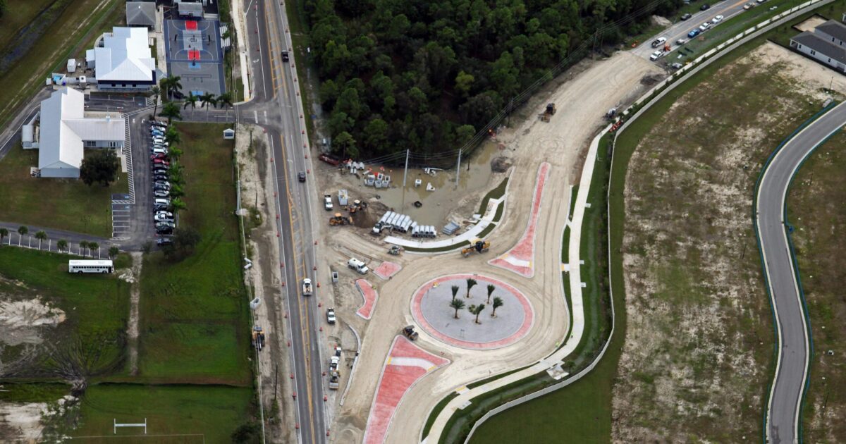 Lee County DOT announces roundabout at Buckingham, Gunnery roads to open soon | WGCU News