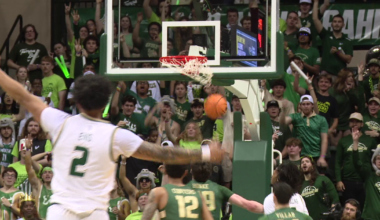 USF men's basketball team celebrates conference championship