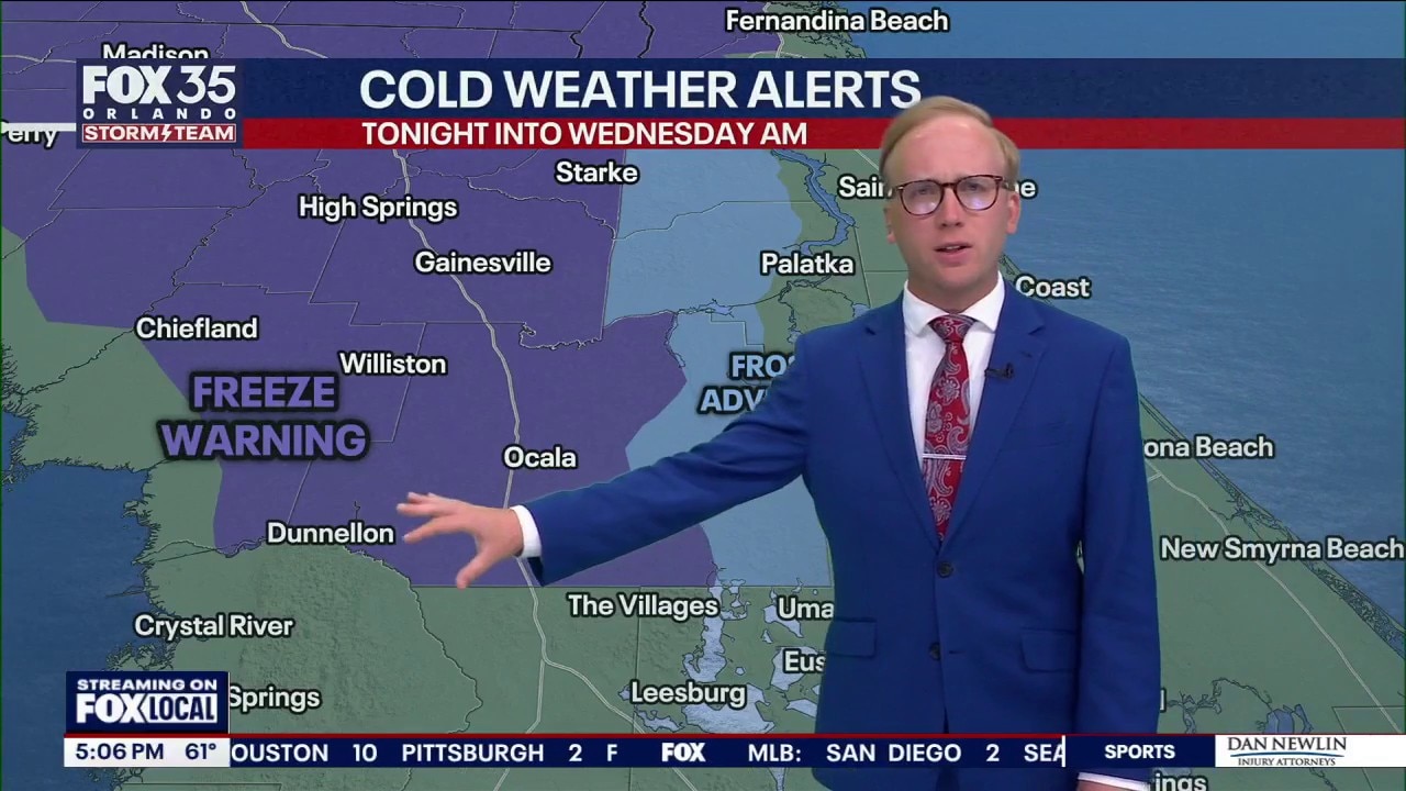 Forecast: Frost advisory, freeze warnings issued