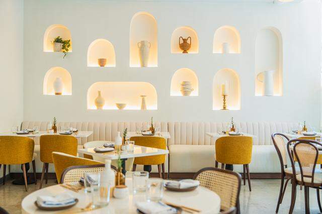 One of the walls at Motek Midtown.