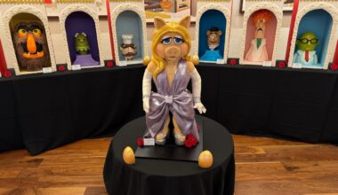 The Muppets chocolate Easter egg display in the Contemporary Resort at Walt Disney World