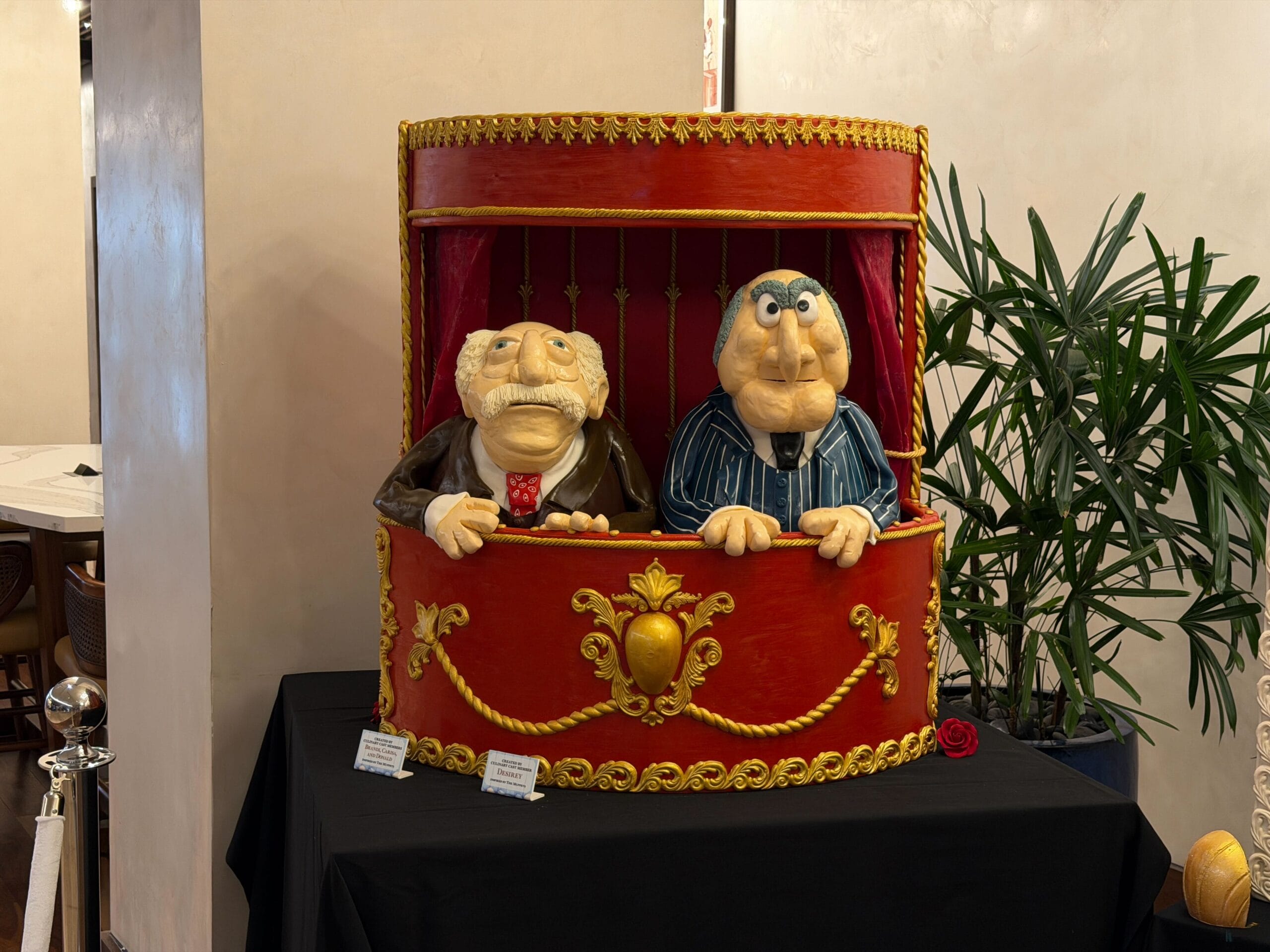 The Muppets chocolate Easter egg display in the Contemporary Resort at Walt Disney World