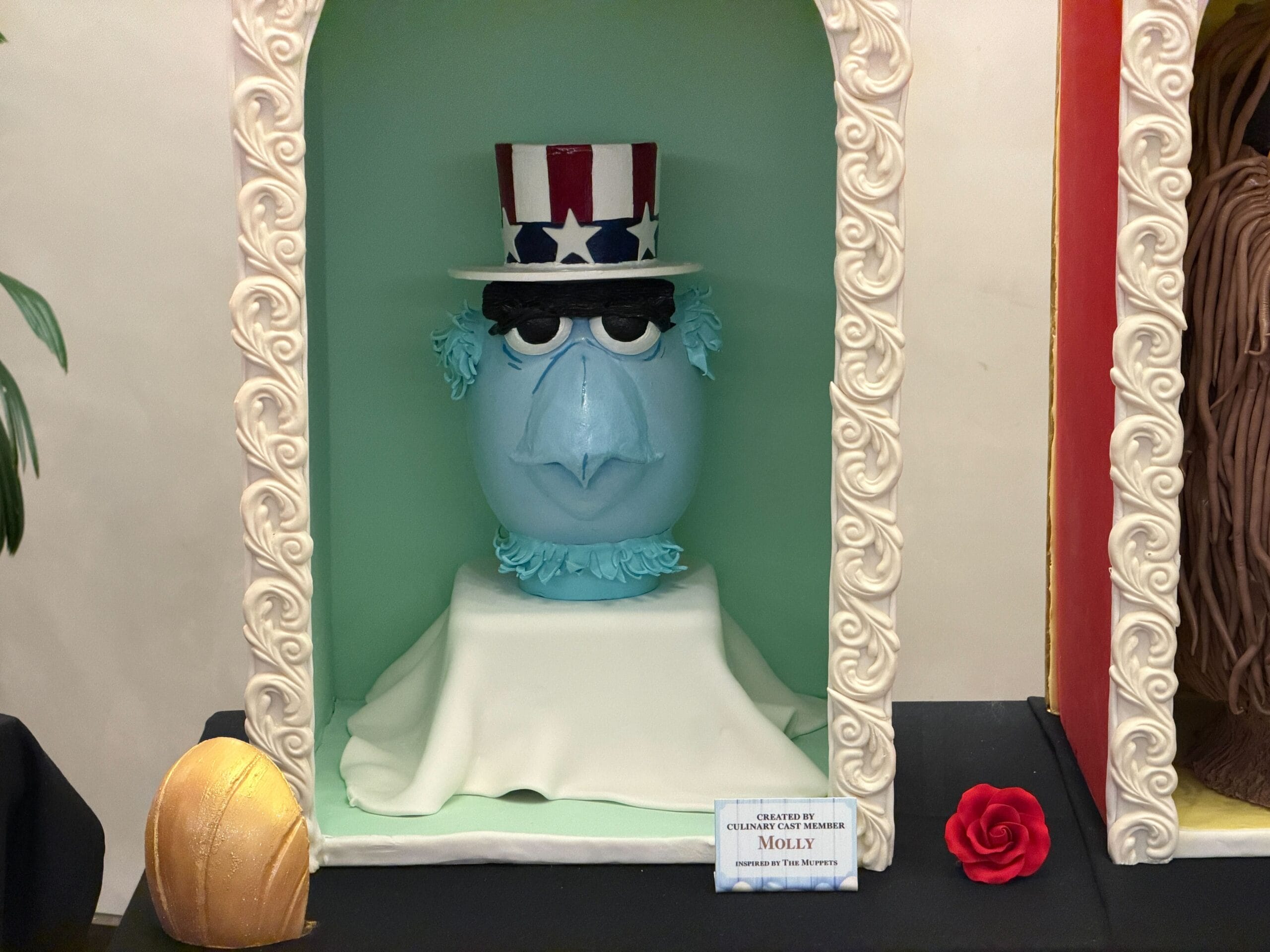 The Muppets chocolate Easter egg display in the Contemporary Resort at Walt Disney World