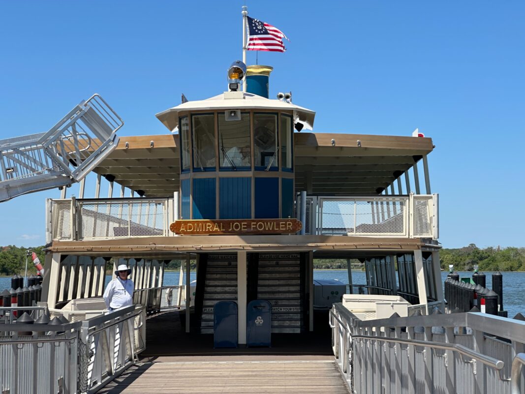 Admiral Joe Fowler ferryboat entrance