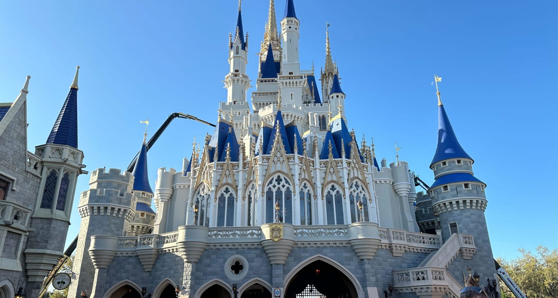 Back of Cinderella Castle at Magic Kingdom