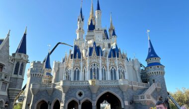 Back of Cinderella Castle at Magic Kingdom