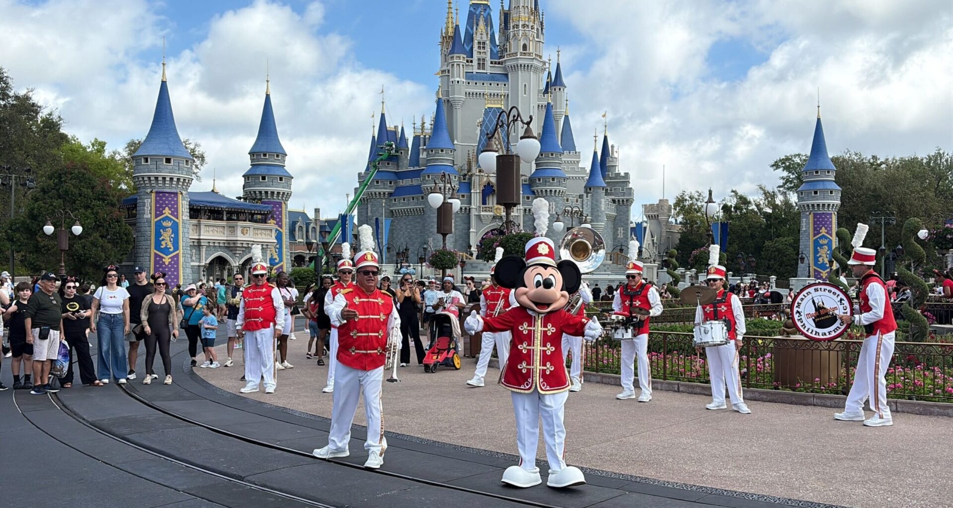 Mickey Mouse Joins Main Street Philharmonic at Magic Kingdom