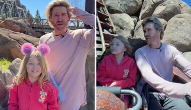 Chad Michael Murray and Daughter Try Not to React on Seven Dwarfs Mine Train
