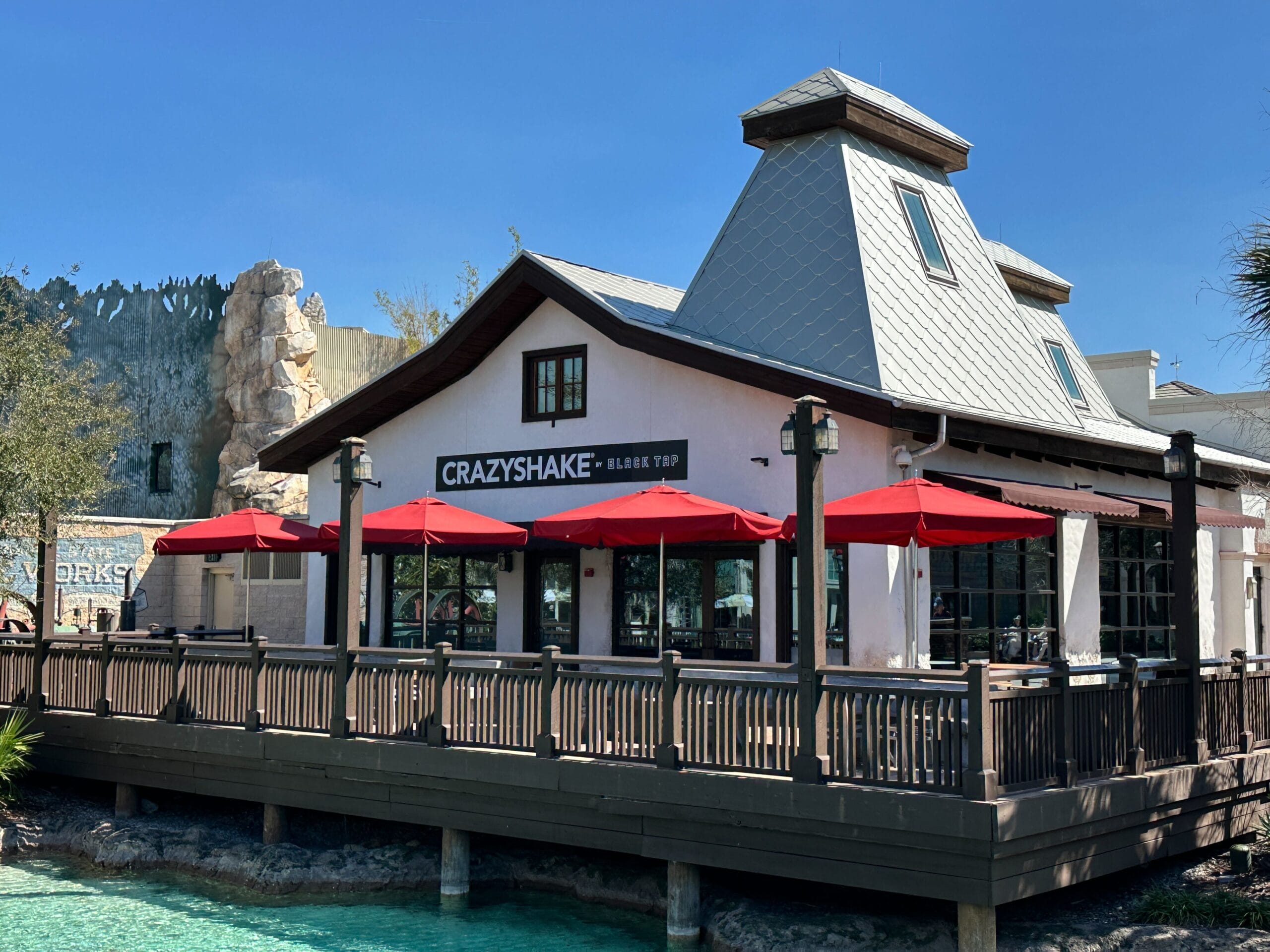 CrazyShake by Black Tap Sign Goes Up in Disney Springs