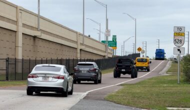 Cars driving in Orlando