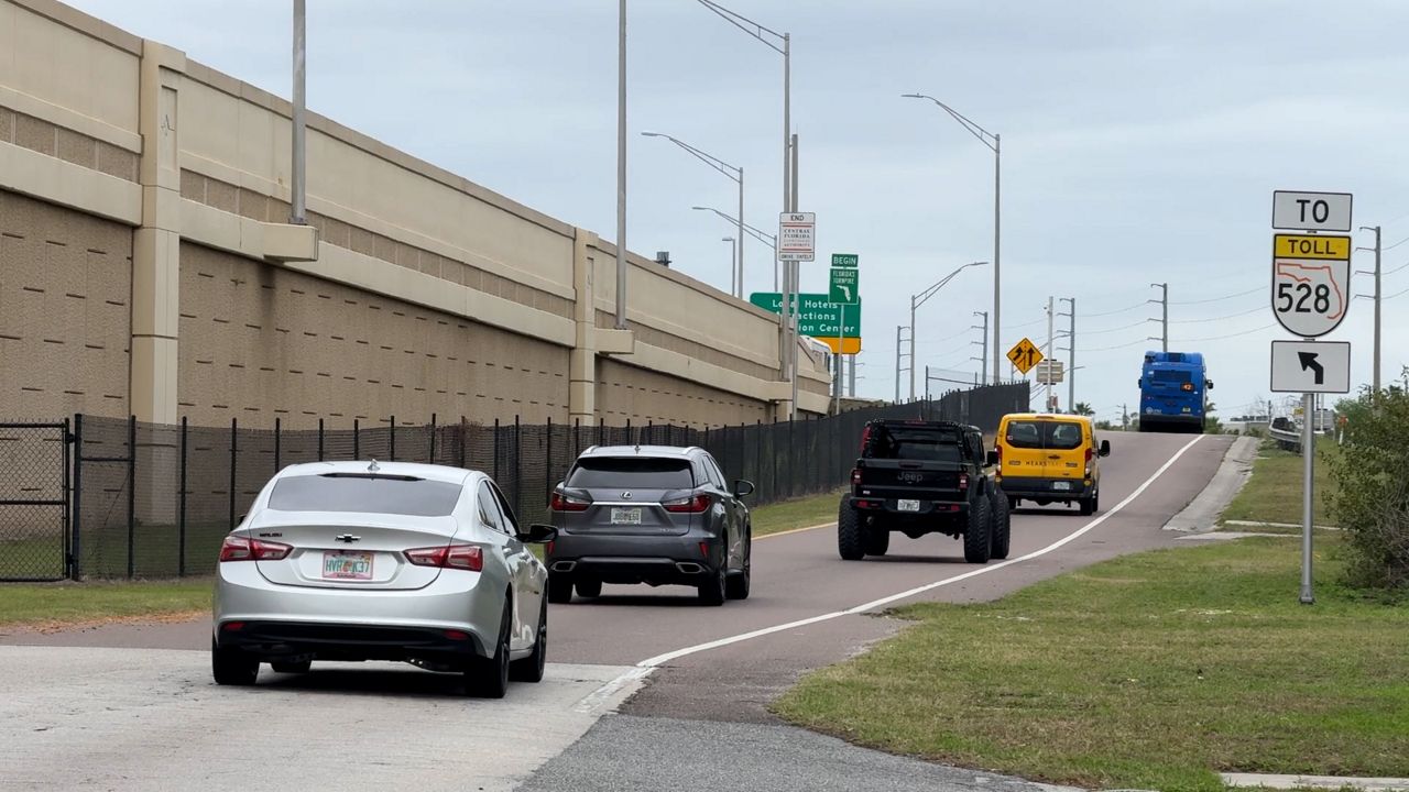Cars driving in Orlando