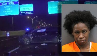 Tampa woman accused of DUI, assaulting troopers after 132 mph chase ends in serious rollover crash: FHP