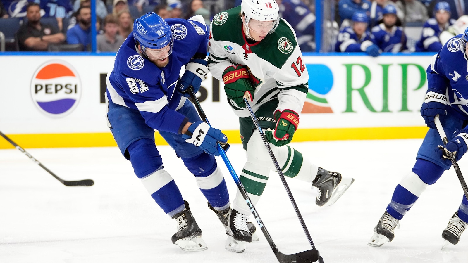 Cernak scores on crazy carom late in 3rd period as the Wild beat the Lightning 6-3