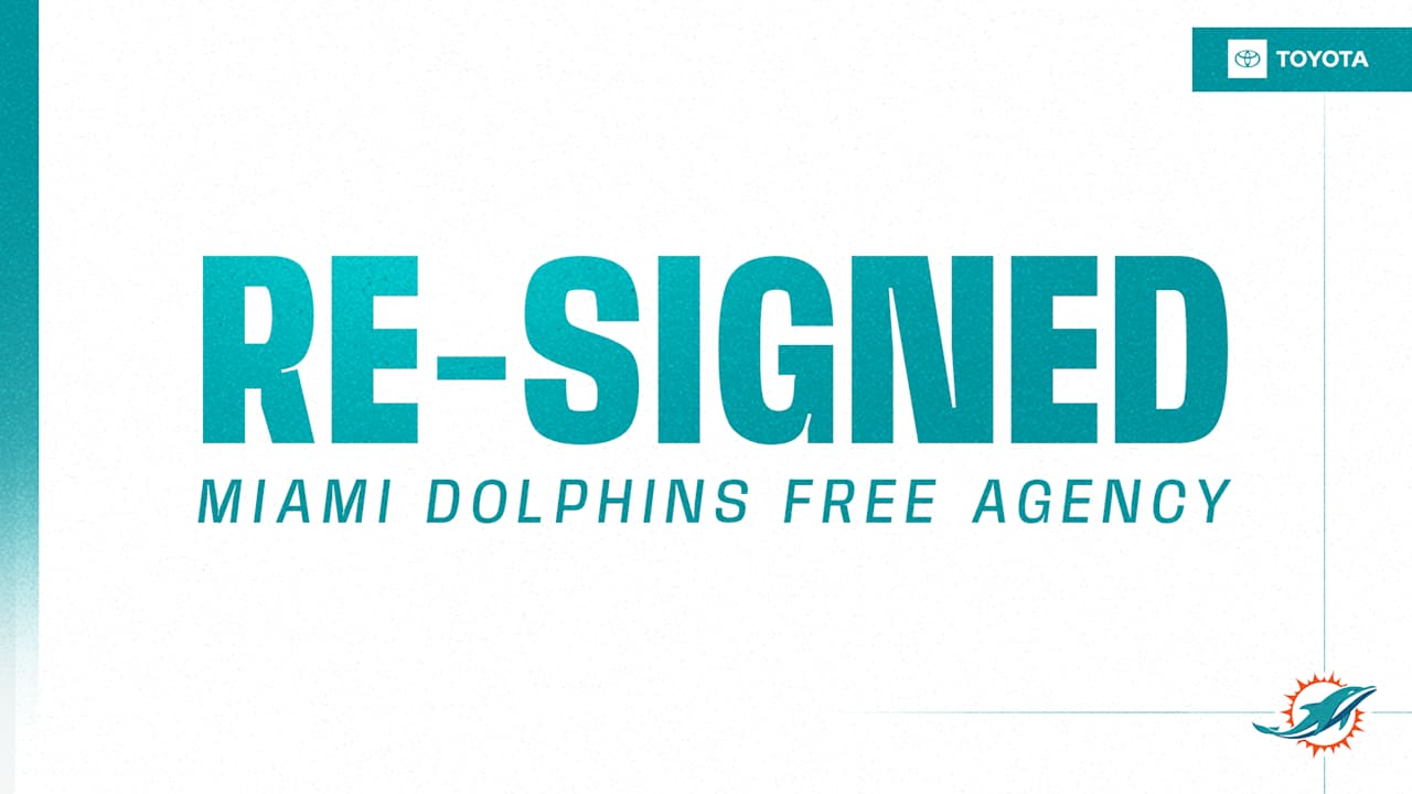 Dolphins re-sign three players