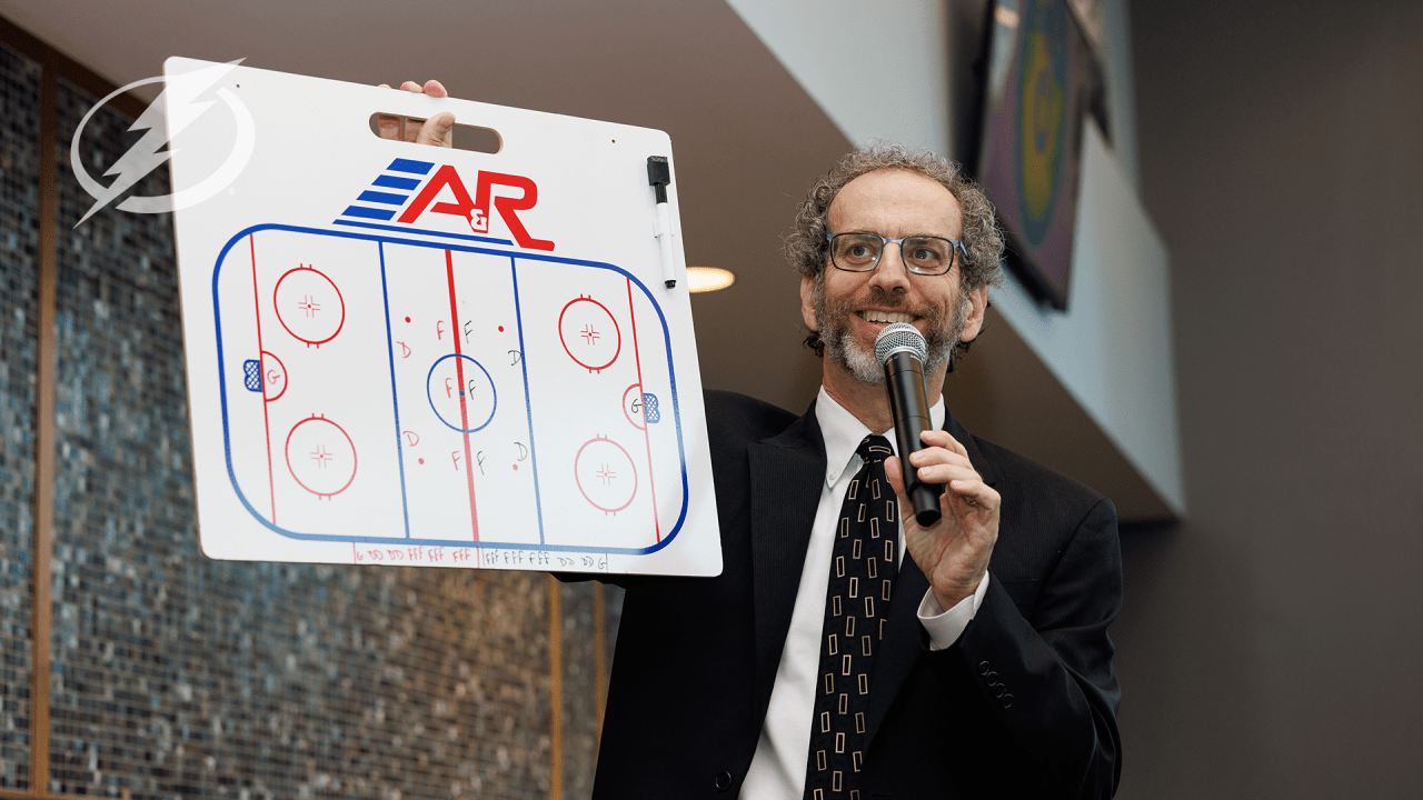 Mishkin brings usual energy to Bolts TV broadcast for first time