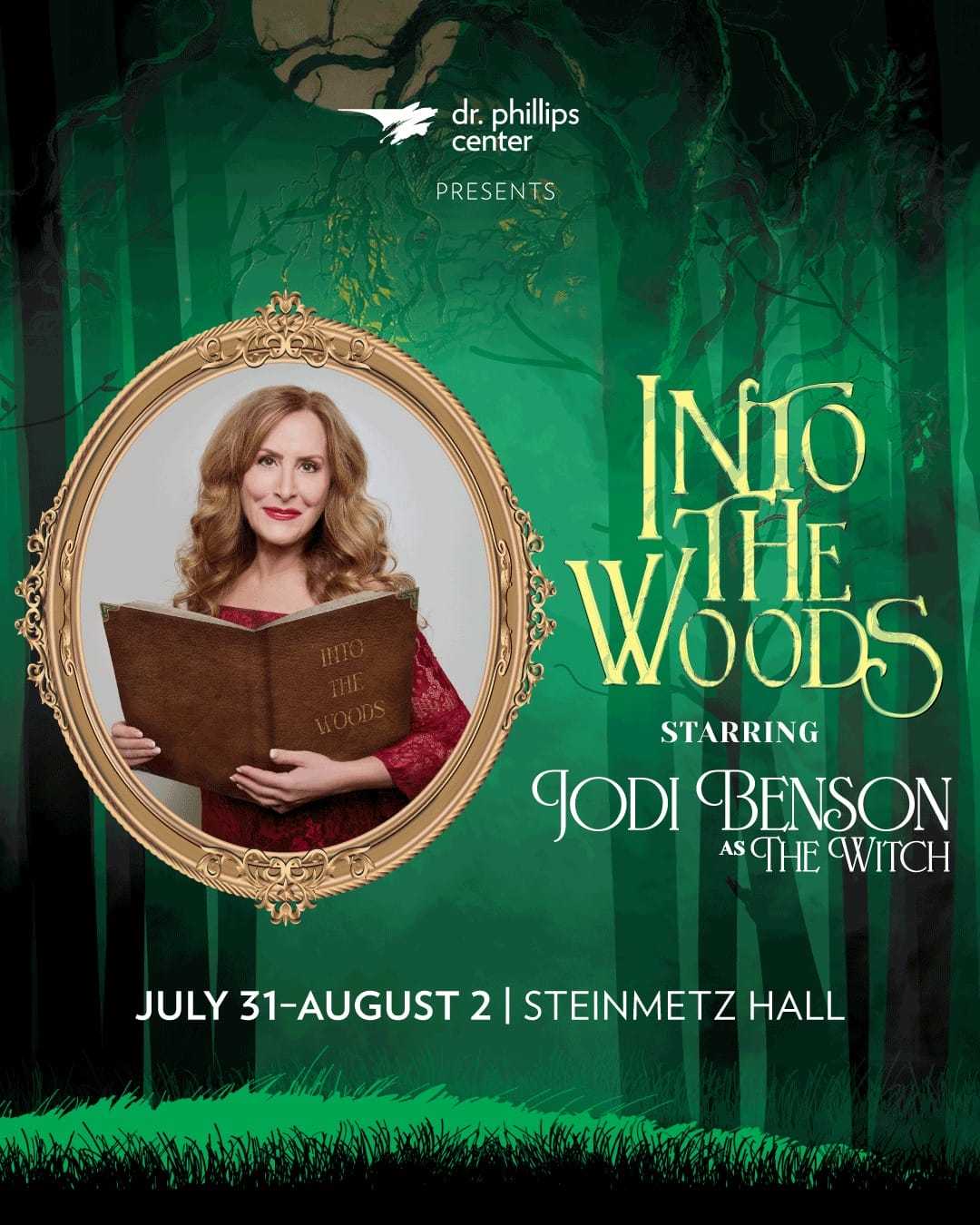 Jodi Benson, known for voicing Ariel in The Little Mermaid, will be playing The Witch in the Stephen Sondheim musical Into the Woods. The show will run at the Dr. Phillips Center from July 31 to August 2, with tickets on sale on March 6.
