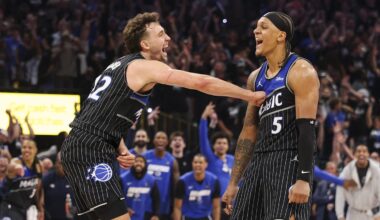 The Orlando Magic had their backs against the wall after giving up a 17-point lead. But they answered in the final three minutes and never broke to retake the series lead.