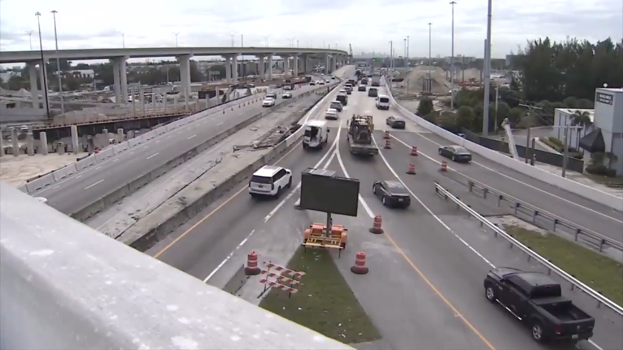South Florida drivers to face weeks of closures on I-95, Palmetto Expressway - WSVN 7News | Miami News, Weather, Sports
